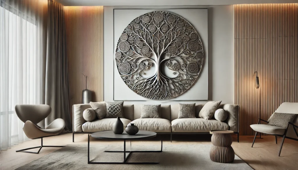 Large Tree Metal Wall Art