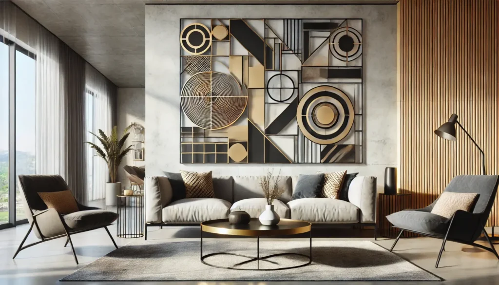 Large Abstract Metal Wall Art