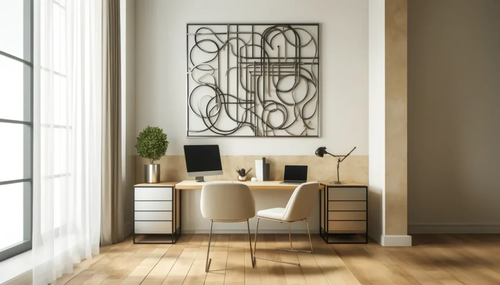 Large Abstract Metal Wall Art