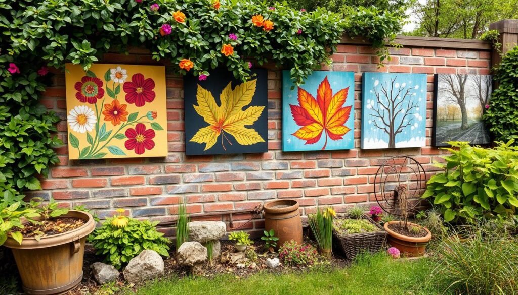 Outdoor wall art