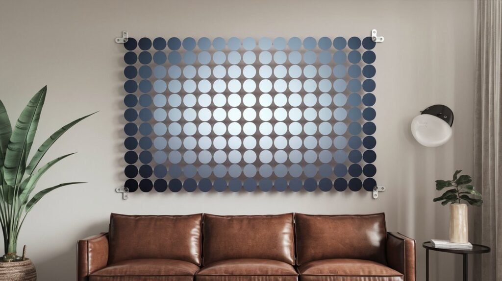 How to Hang Metal Wall Art Without Nails