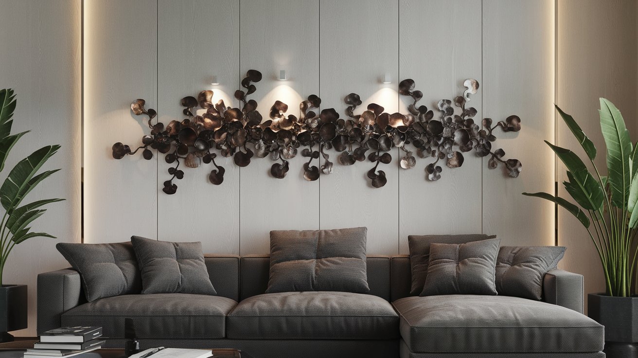 How to Hang Metal Wall Art Without Nails