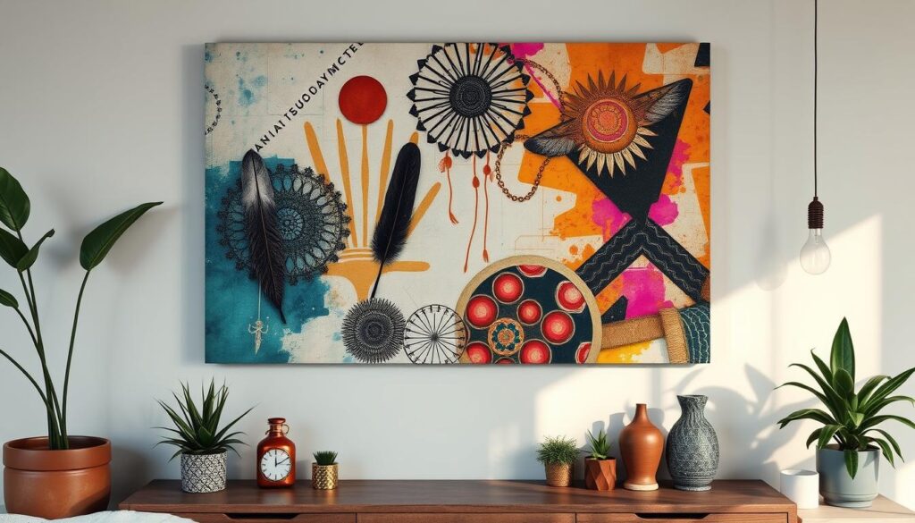 boho canvas art