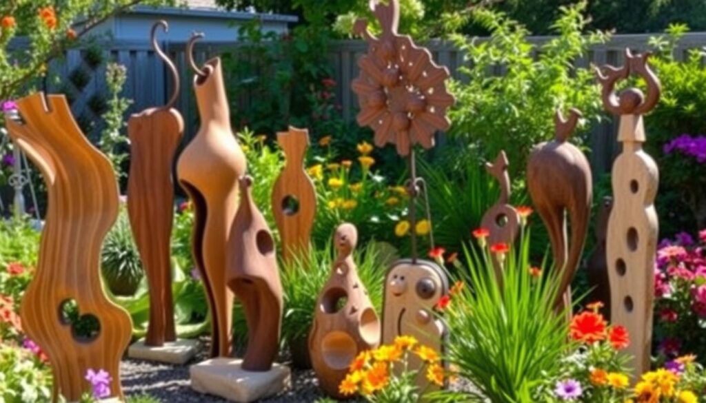 handmade outdoor sculptures