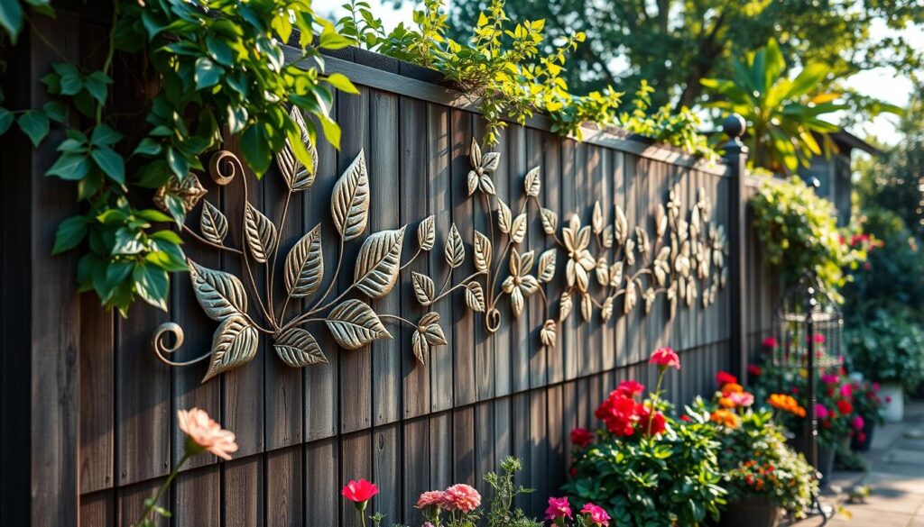 outdoor metal wall art