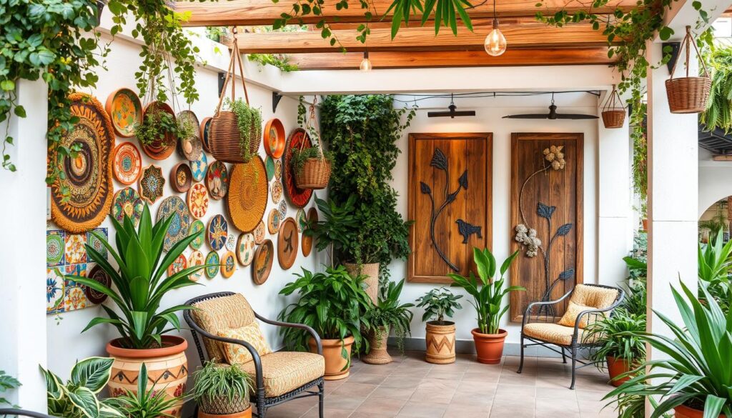 patio wall art ideas