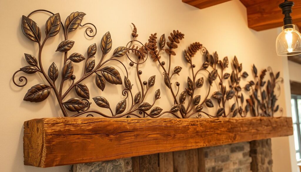 rustic metal wall art