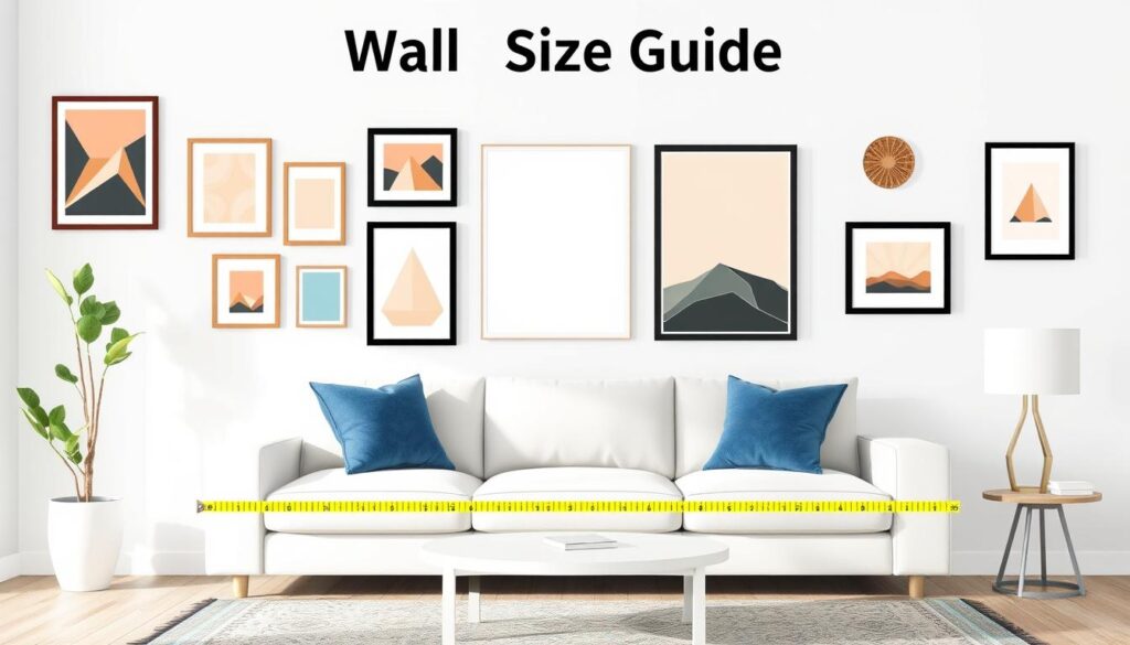 wall art size guide