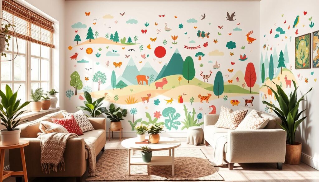 wall decal styling