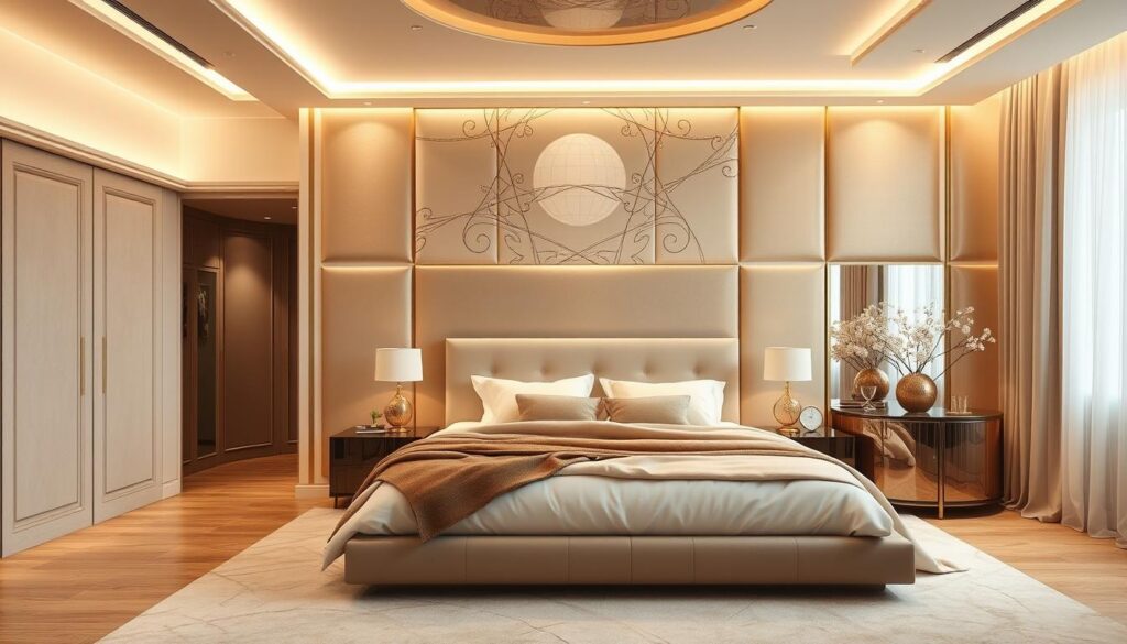 Bedroom wall panels