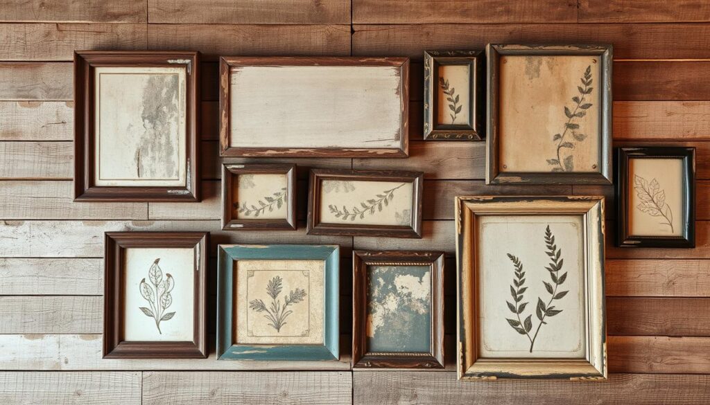 distressed art pieces