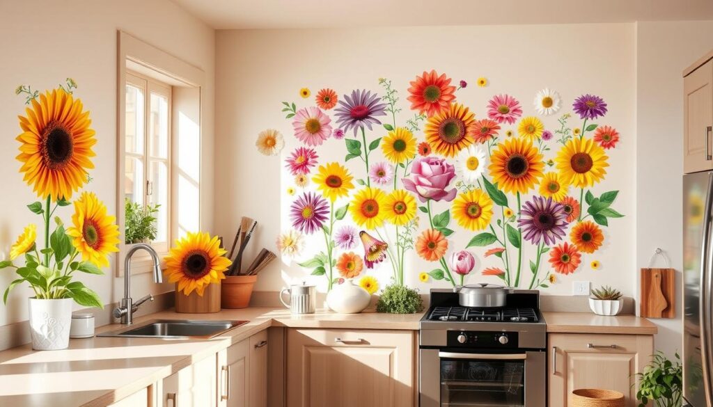 floral wall art