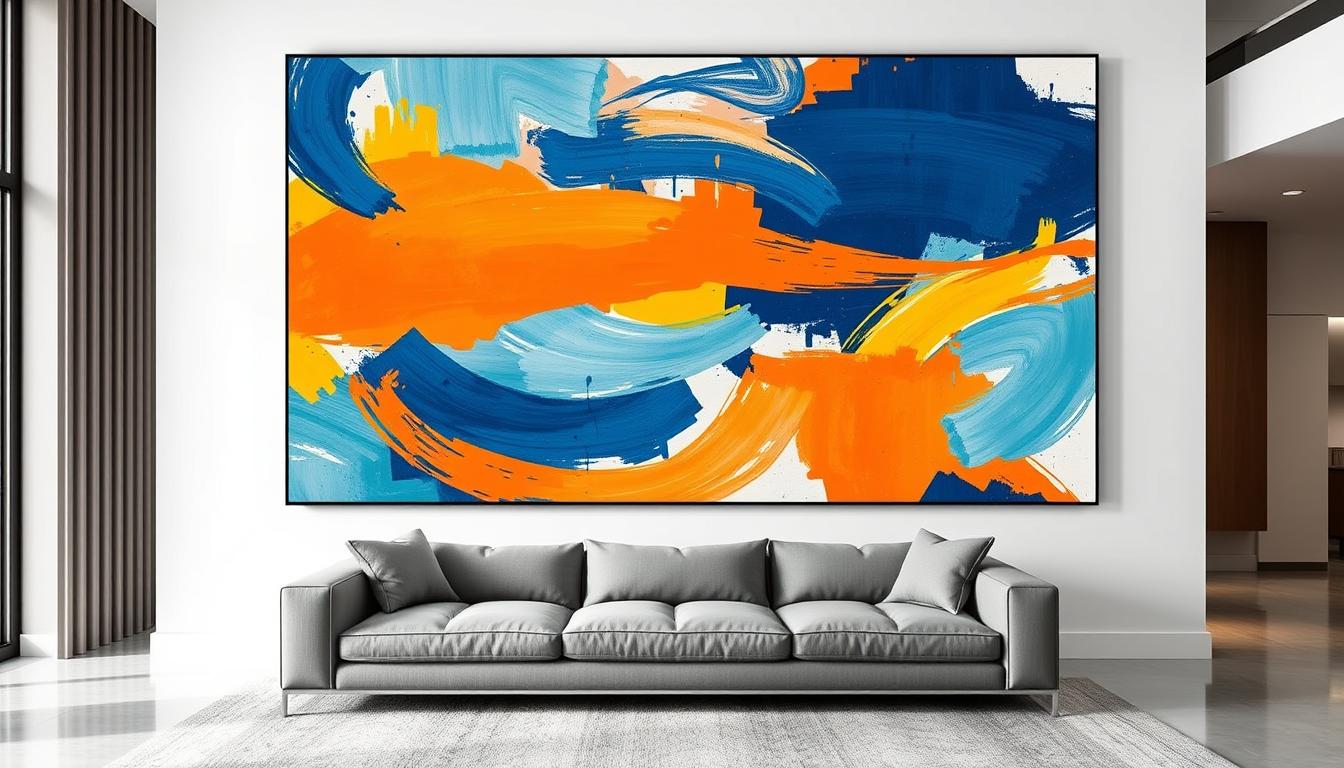 large abstract wall art