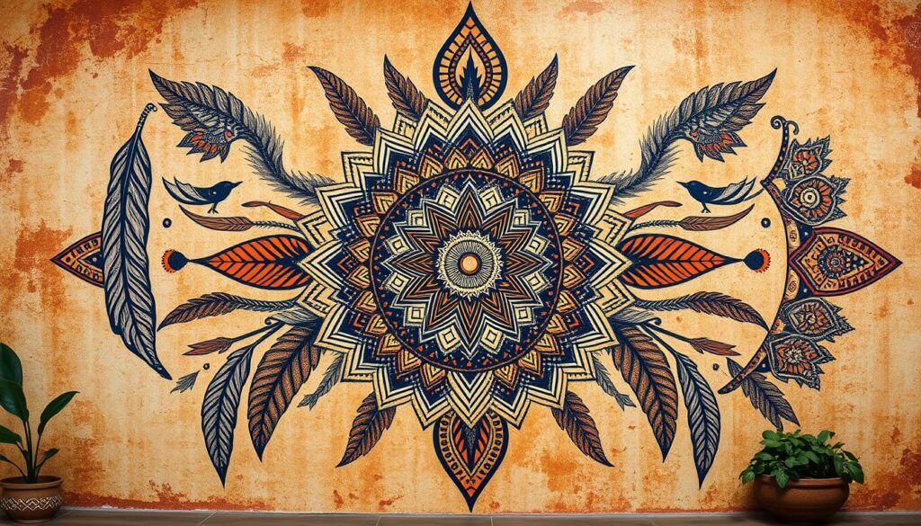 large boho wall art