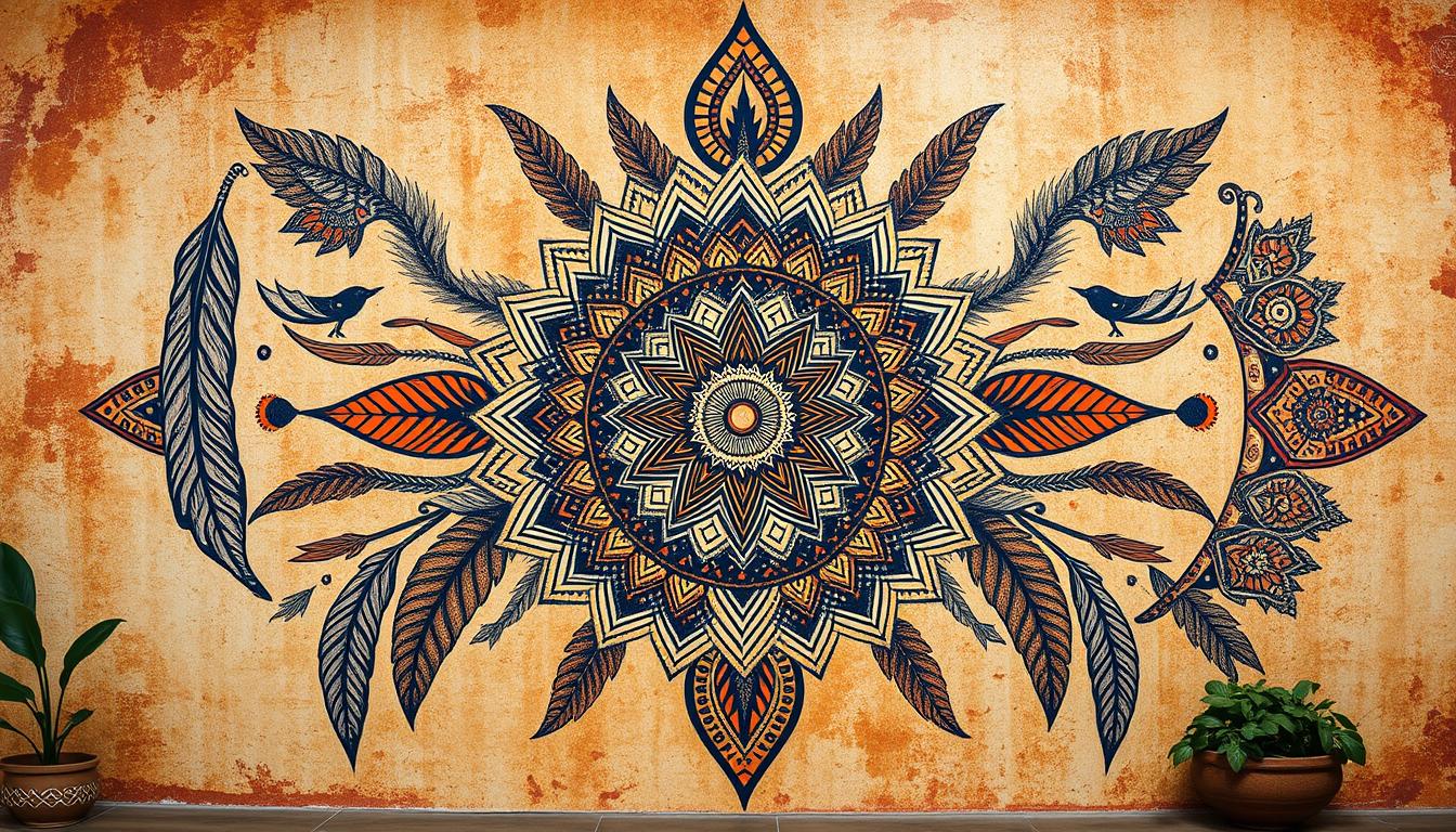 large boho wall art