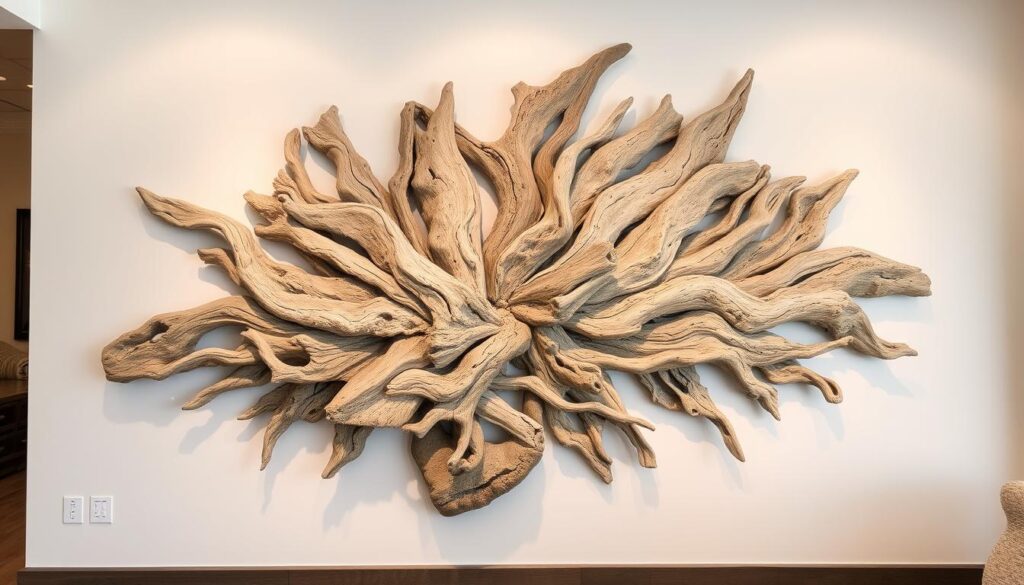 large driftwood wall art