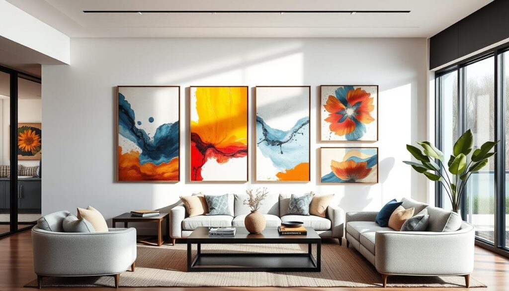 living room decorative art