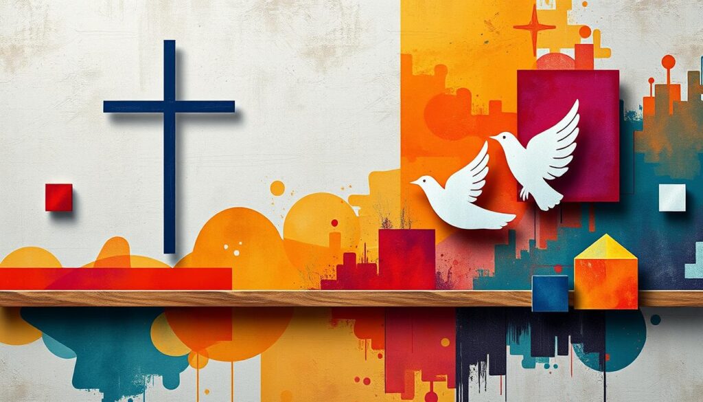 modern christian wall art