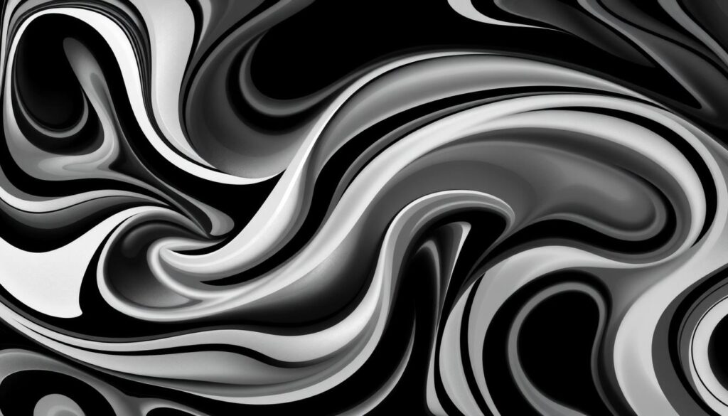 modern monochrome abstract art