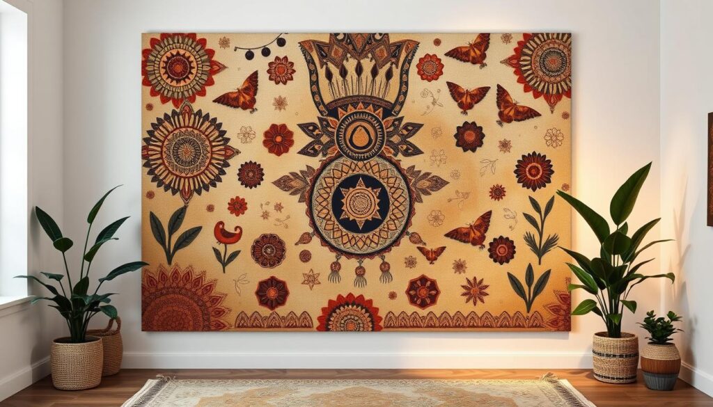 oversized boho art