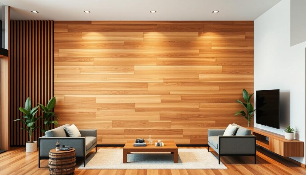 wood slat walls