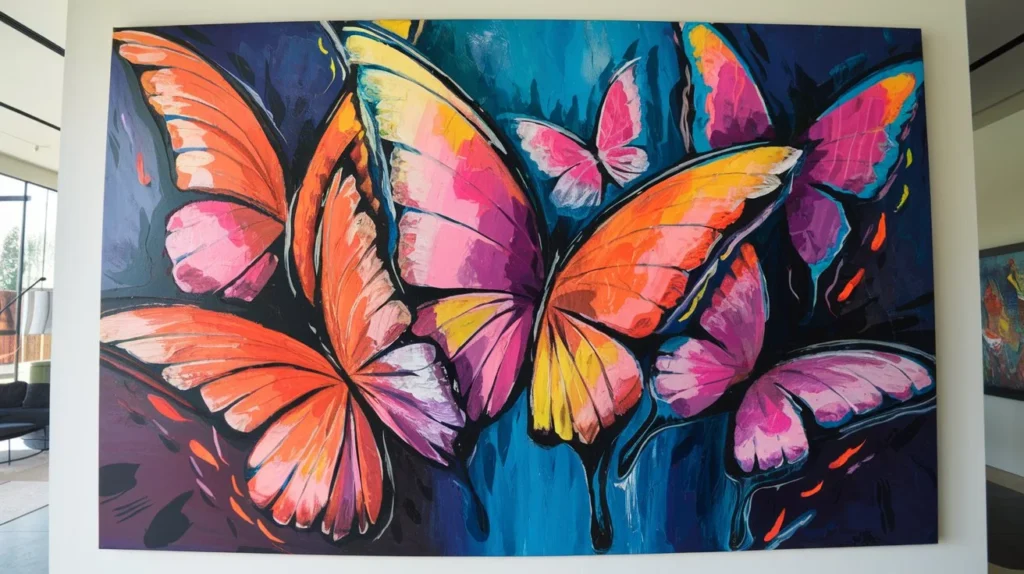 Vintage Butterfly Wall Art