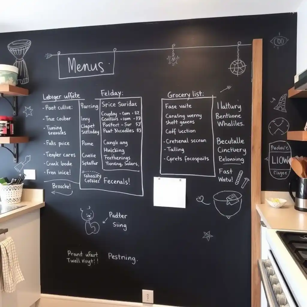 Chalkboard Art for Menus and Notes