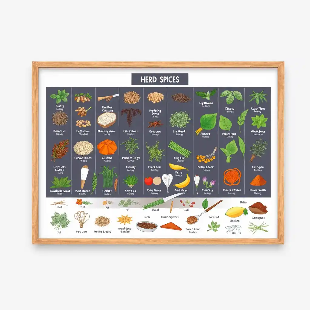 Illustrated Kitchen Charts