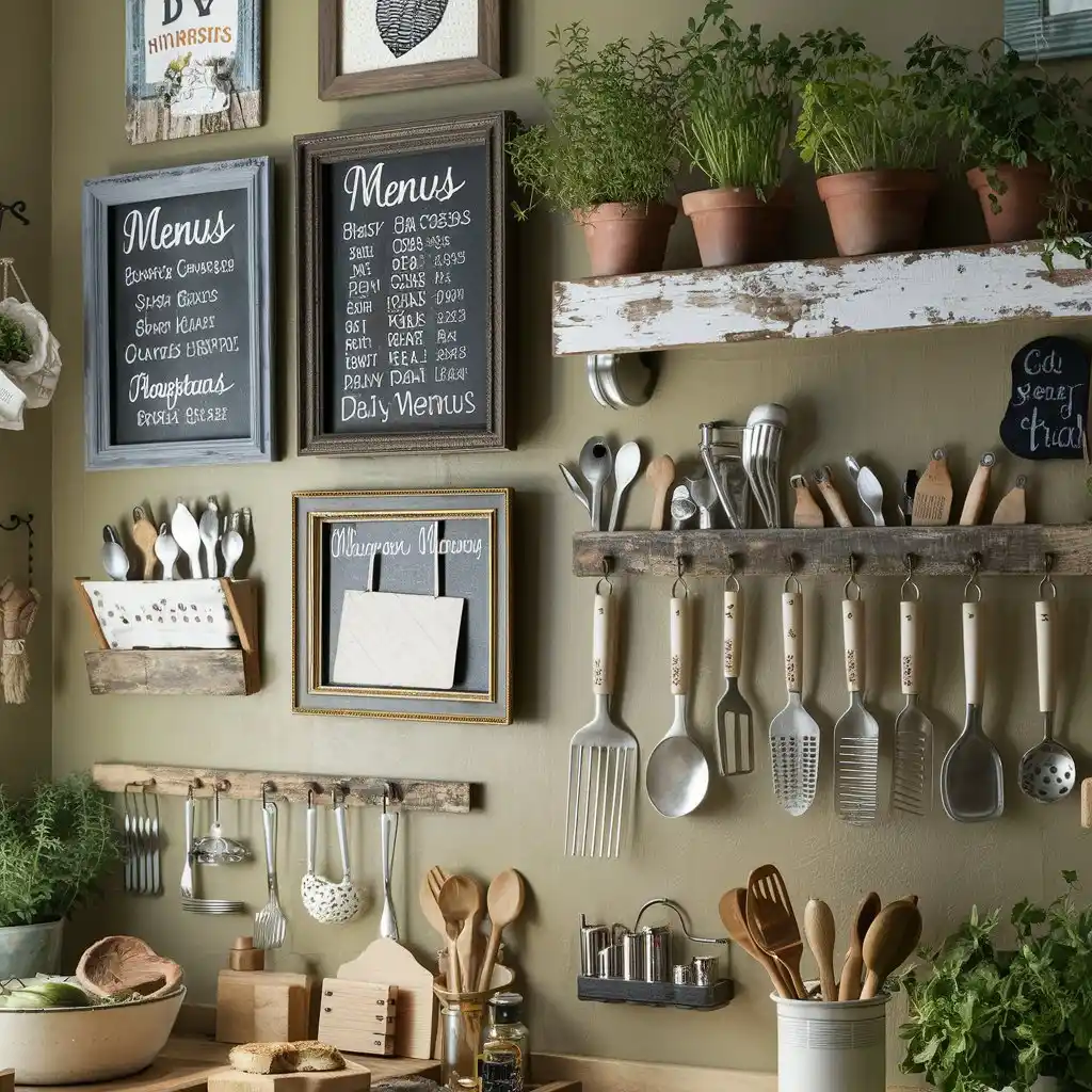 Utensil-Inspired Kitchen Wall Art for a Playful Look