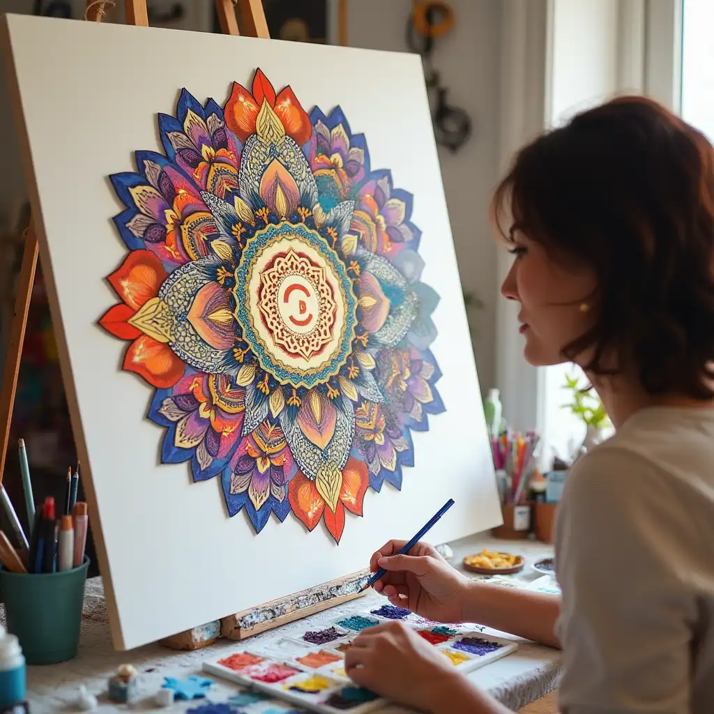 How to Paint a Mandala on Your Wall